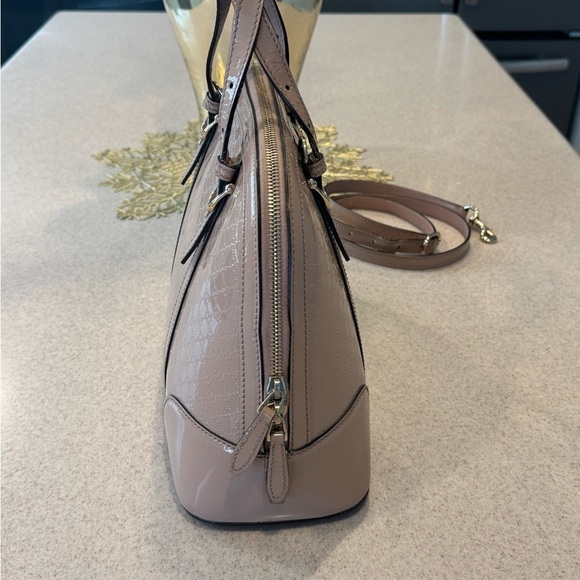 Authentic Gucci Patent Microguccissima Dome Bag - Picture 2 of 15